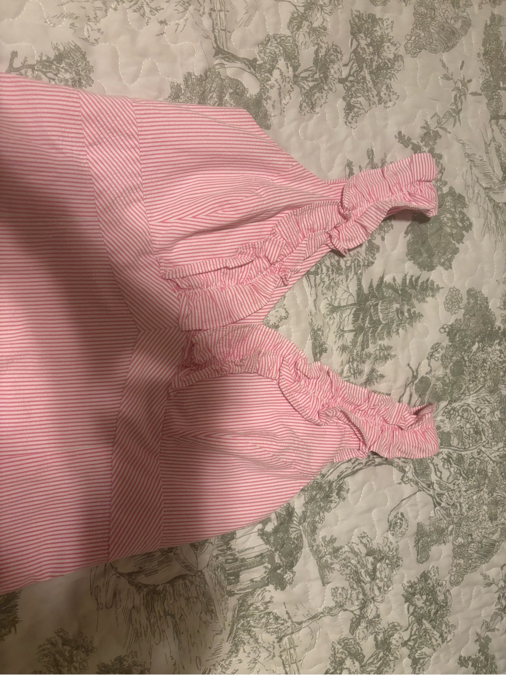 Lilly Pulitzer sz 8 Phoebe Pink White stripe Mini Dress Sundress seersucker - Picture 9 of 15